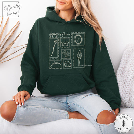Artefact Stamps Hoodie | Artefacts of Ouranos Merch