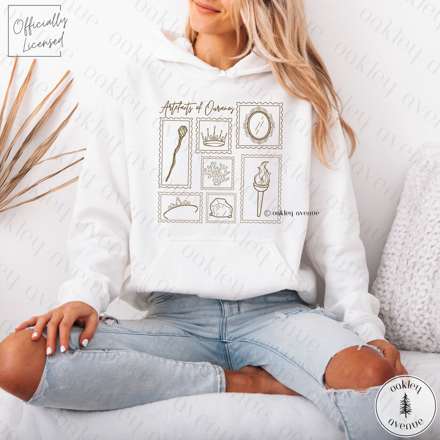 Artefact Stamps Hoodie | Artefacts of Ouranos Merch
