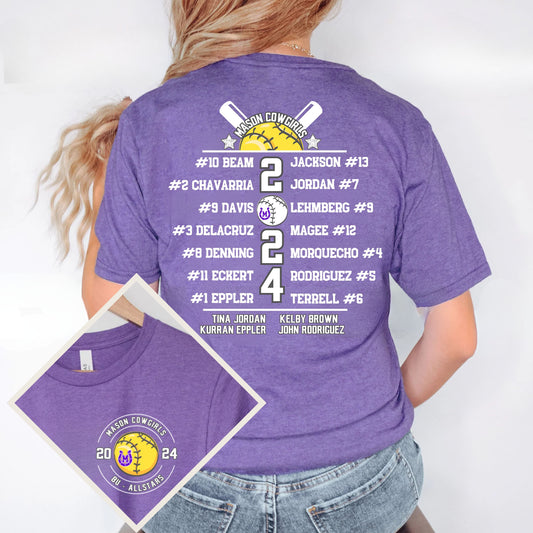 🧢 Custom Team Roster Shirt