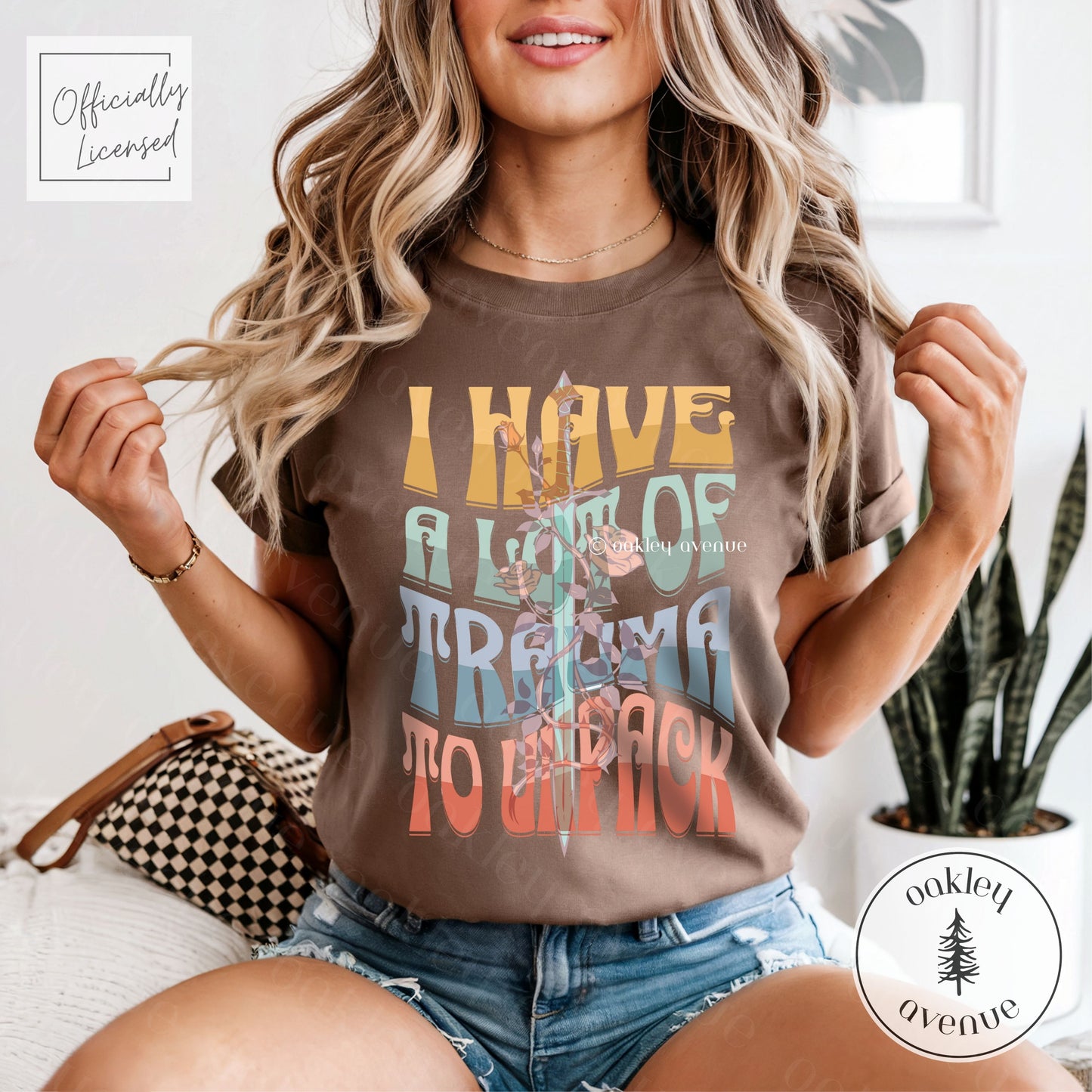 I Have A Lot Of Trauma T-shirt | Licensed Nisha J. Tuli Merch