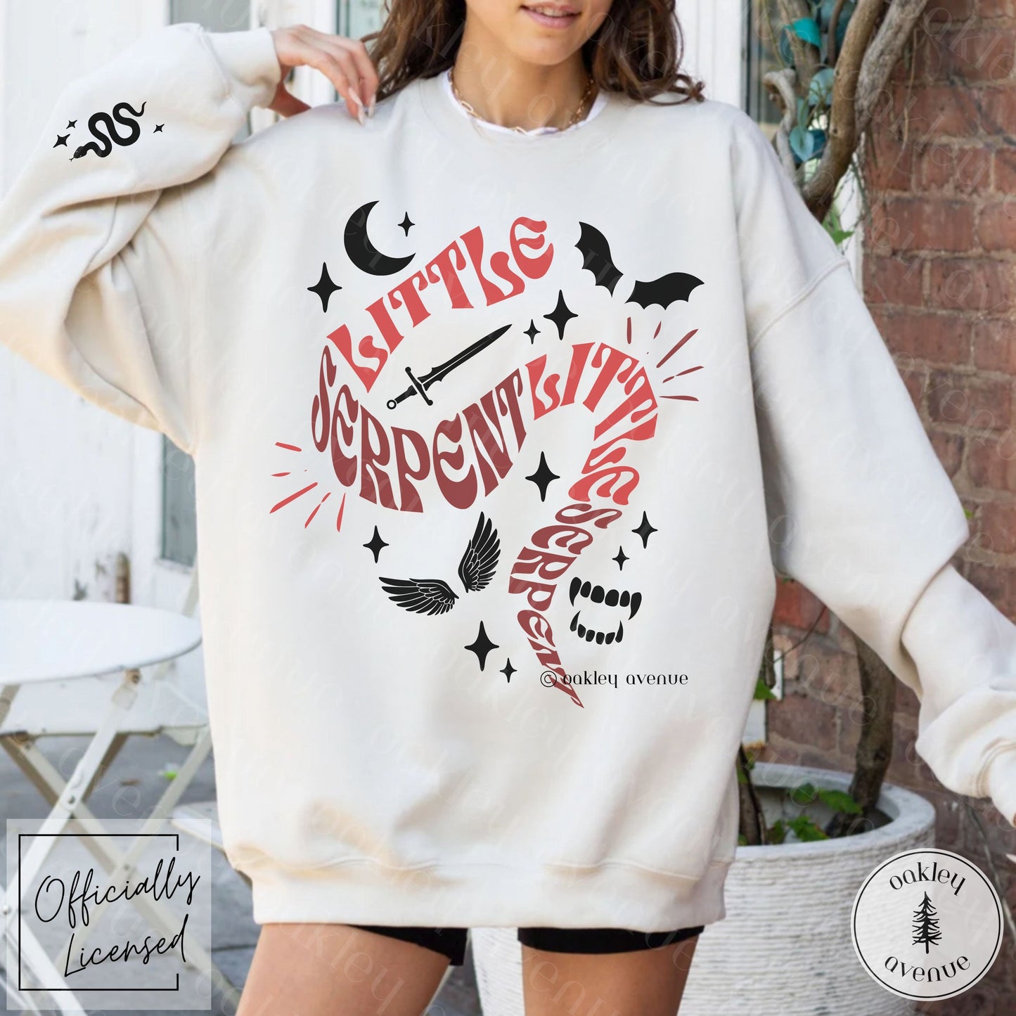 Little Serpent Sweatshirt | Crowns of Nyaxia Merch