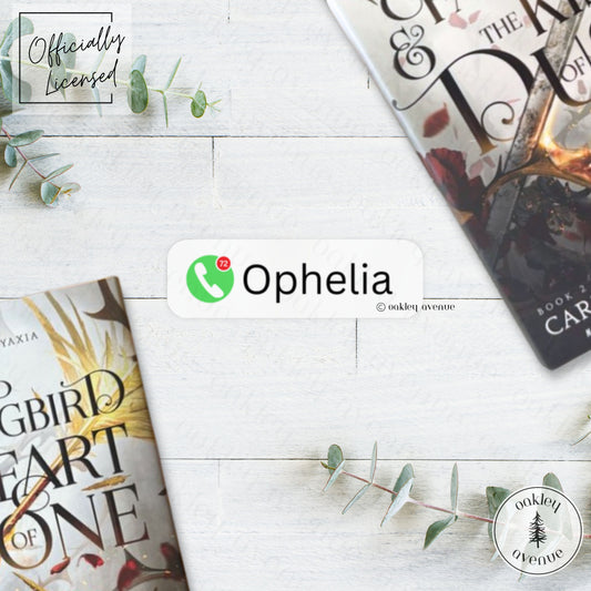 Ophelia Missed Call Sticker | Crowns of Nyaxia Merch
