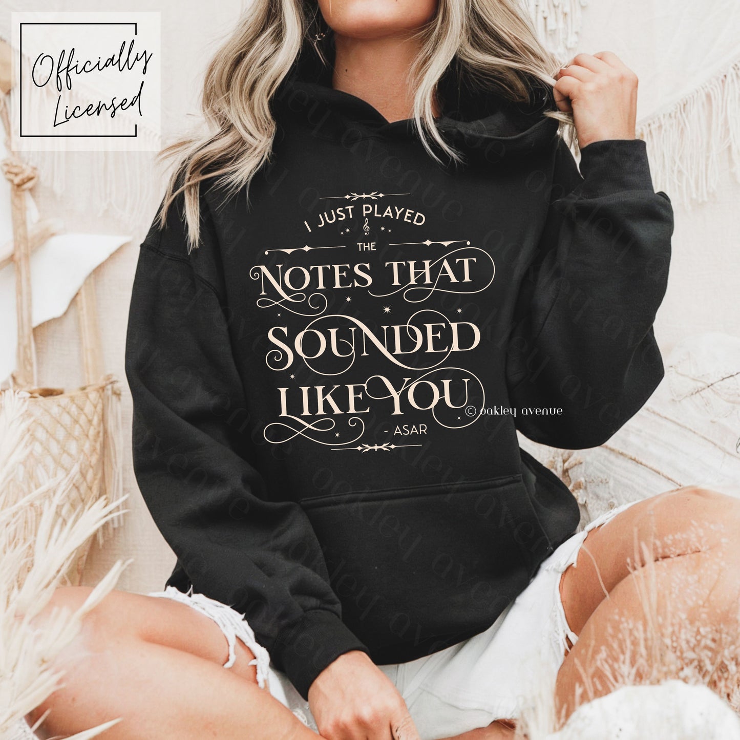 I Just Played The Notes That Sounded Like You Hoodie | Crowns of Nyaxia Merch