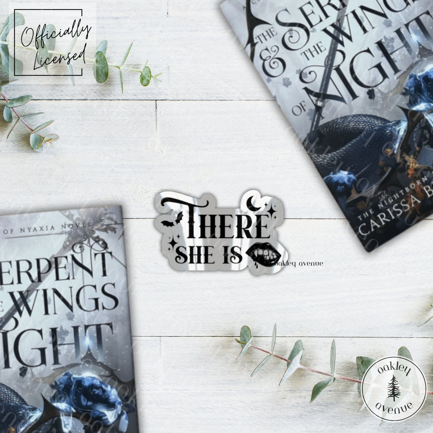 There She Is Sticker | Crowns of Nyaxia Merch