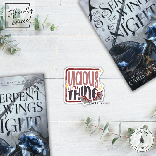 Vicious Little Thing Sticker | Crowns of Nyaxia Merch