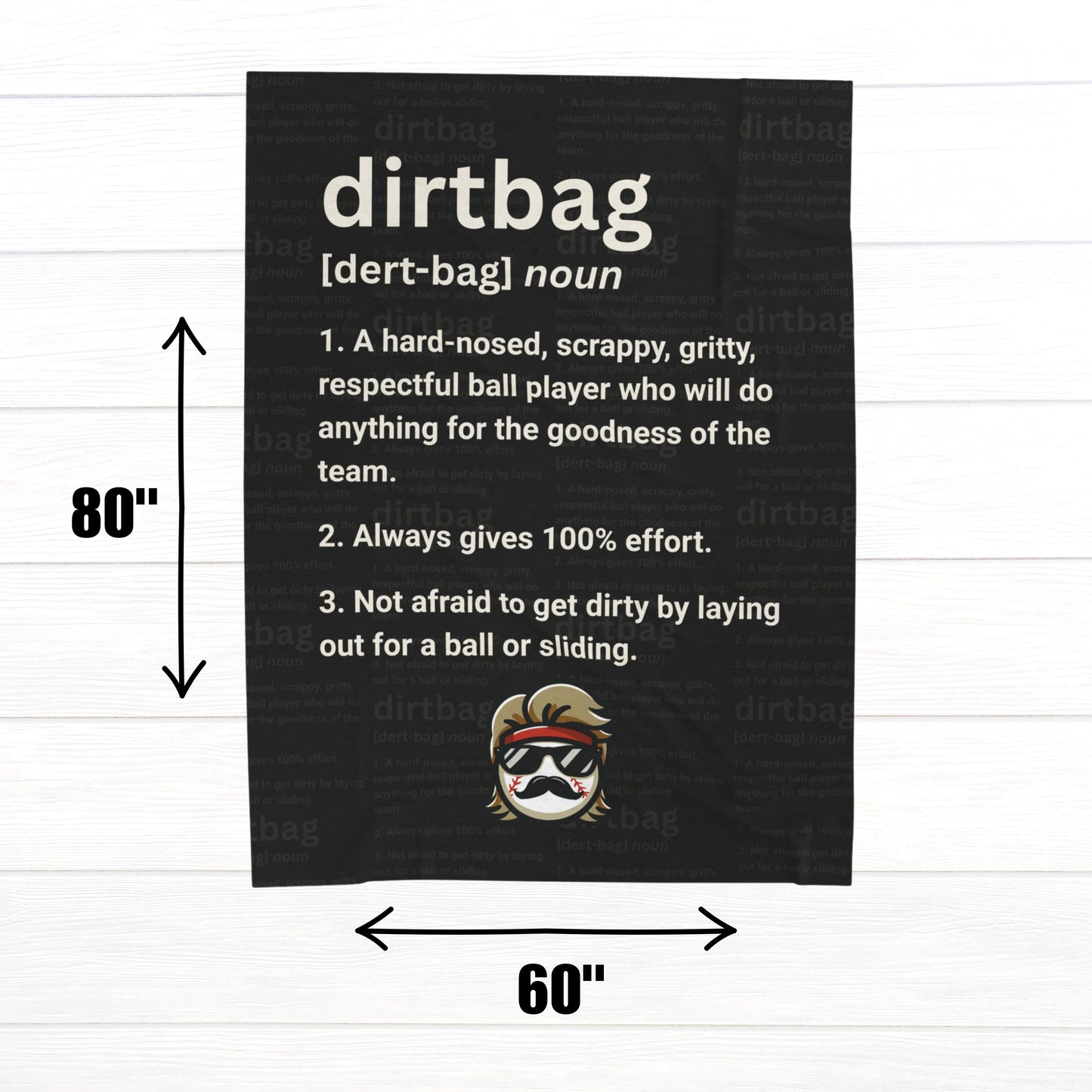 Dirtbags Dictionary Blanket