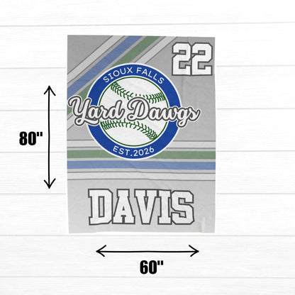 Yard Dawgs Fleece Blanket