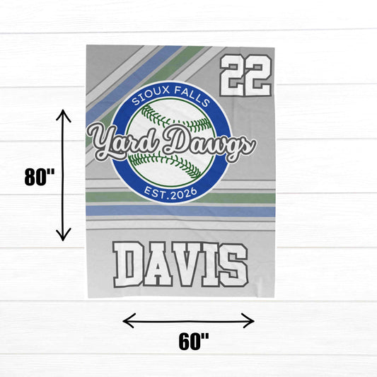 Yard Dawgs Fleece Blanket