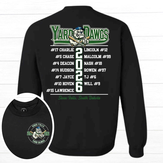 Yard Dawgs Team Roster [Long Sleeve]