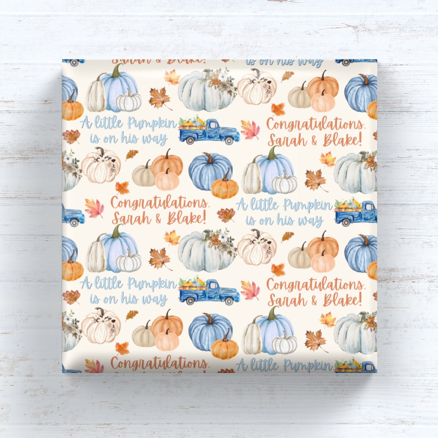 A Little Pumpkin - Blue