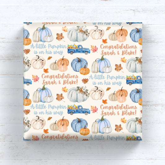 A Little Pumpkin - Blue