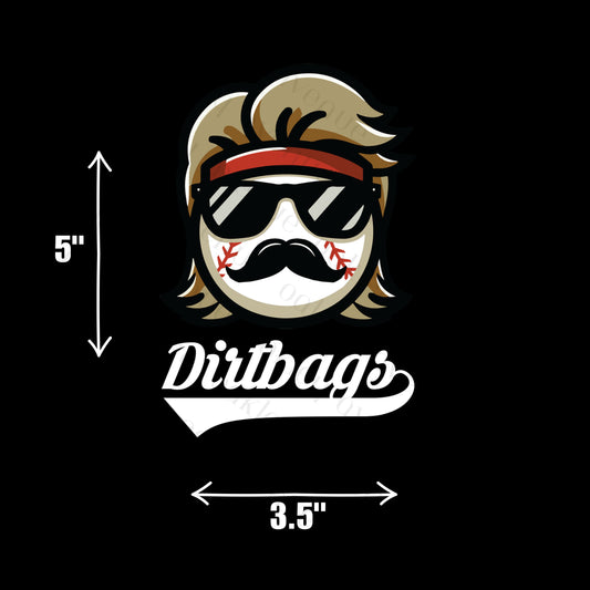 Dirtbags Car Decal Sticker