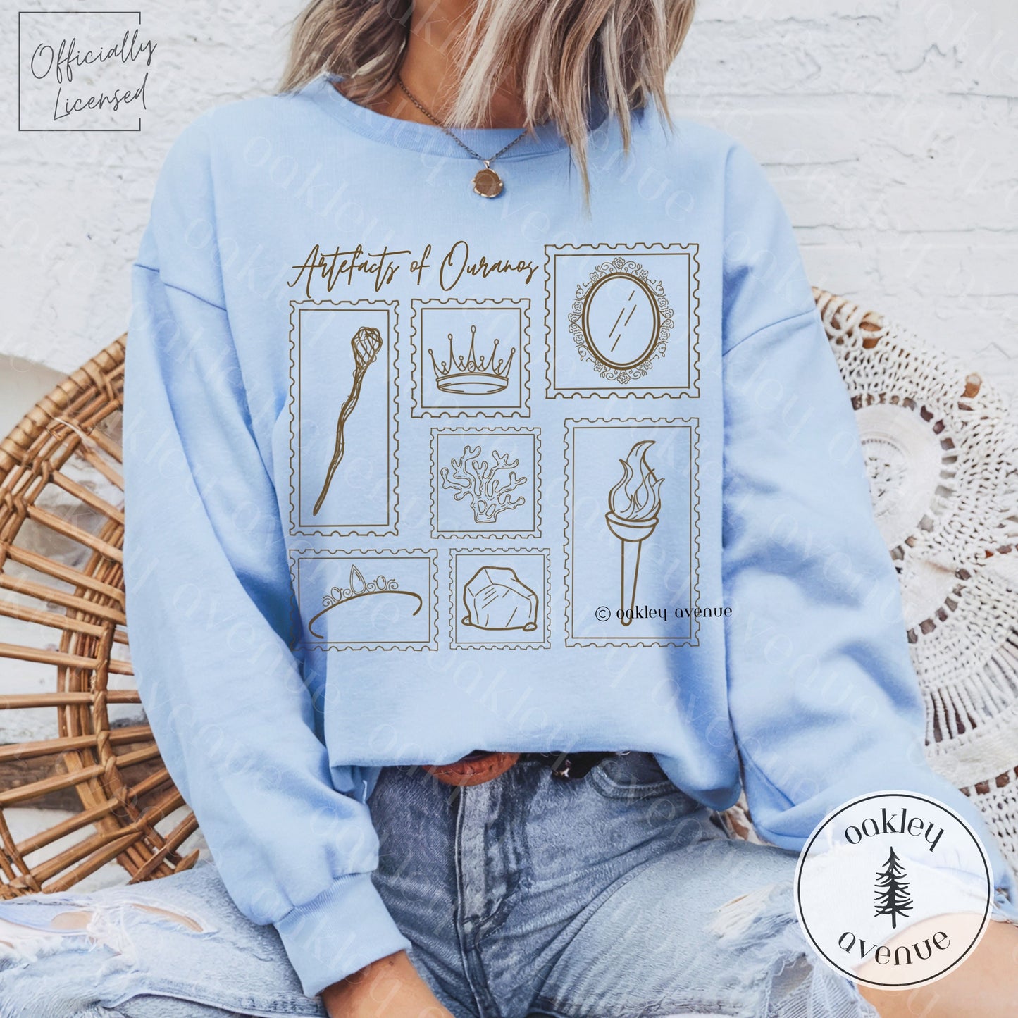 Artefact Stamps Sweatshirt | Artefacts of Ouranos Merch