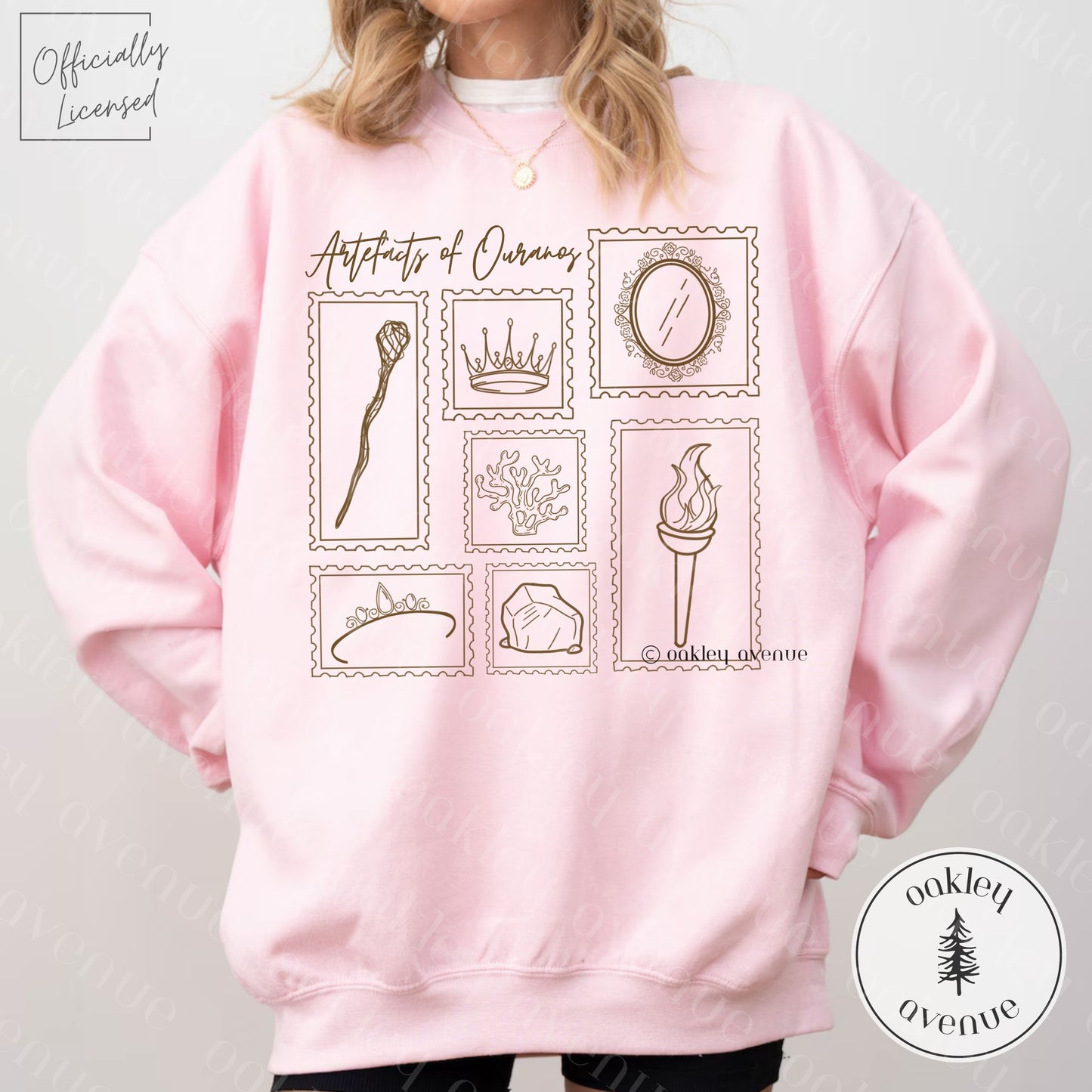 Artefact Stamps Sweatshirt | Artefacts of Ouranos Merch
