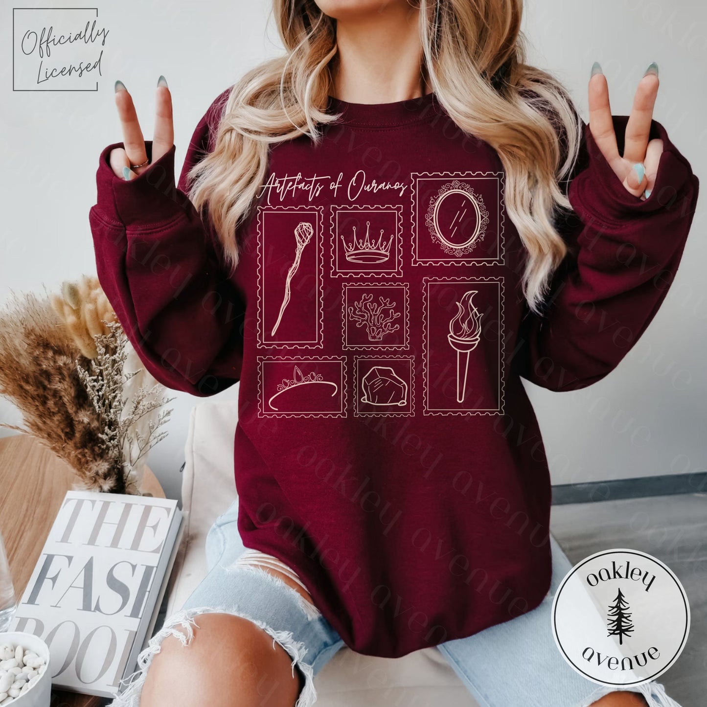 Artefact Stamps Sweatshirt | Artefacts of Ouranos Merch