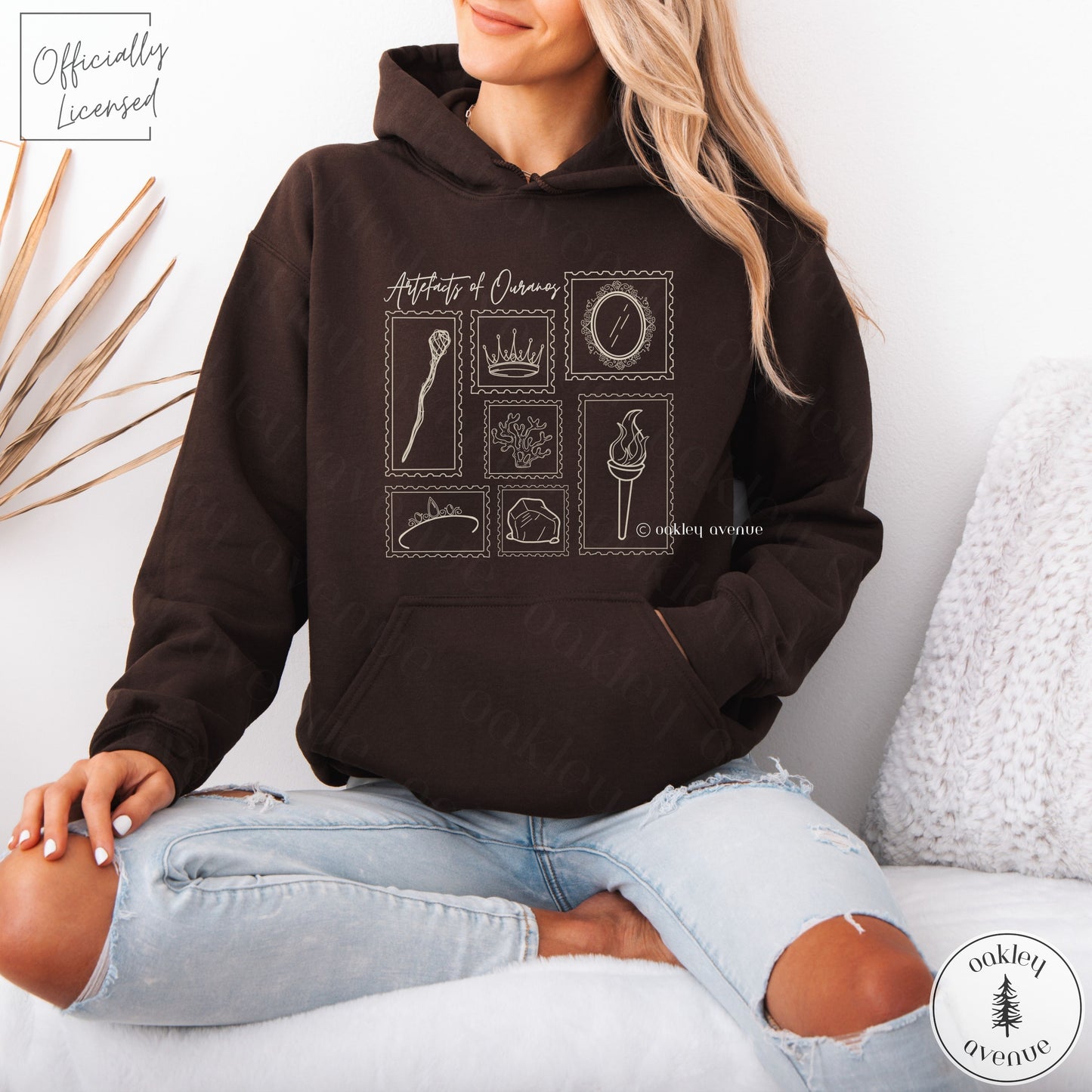 Artefact Stamps Hoodie | Artefacts of Ouranos Merch