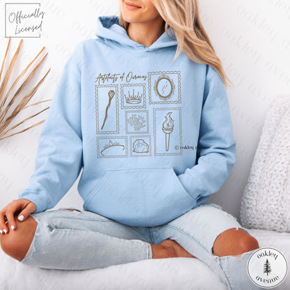 Artefact Stamps Hoodie | Artefacts of Ouranos Merch