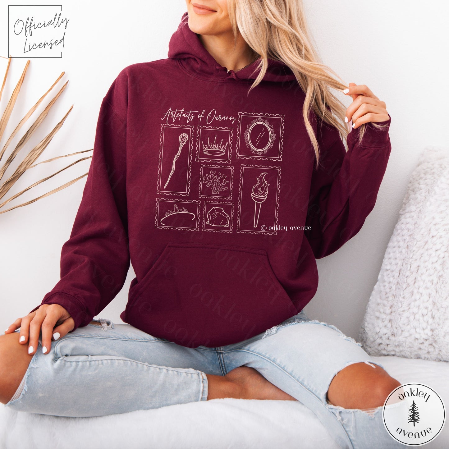 Artefact Stamps Hoodie | Artefacts of Ouranos Merch