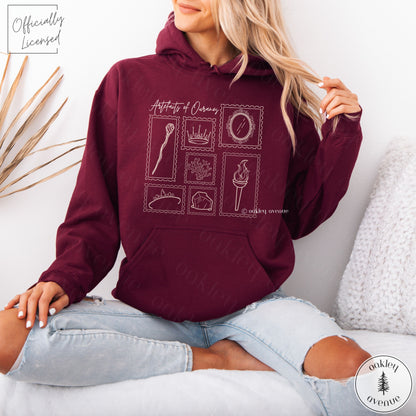 Artefact Stamps Hoodie | Artefacts of Ouranos Merch