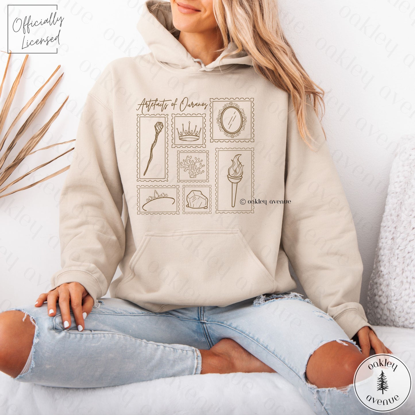 Artefact Stamps Hoodie | Artefacts of Ouranos Merch