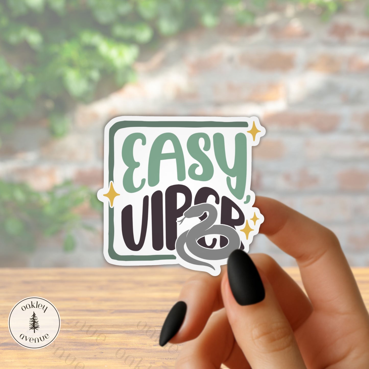 Easy Viper Sticker | Crowns of Nyaxia Merch