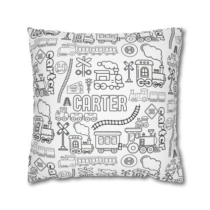 Trains Pillowcase