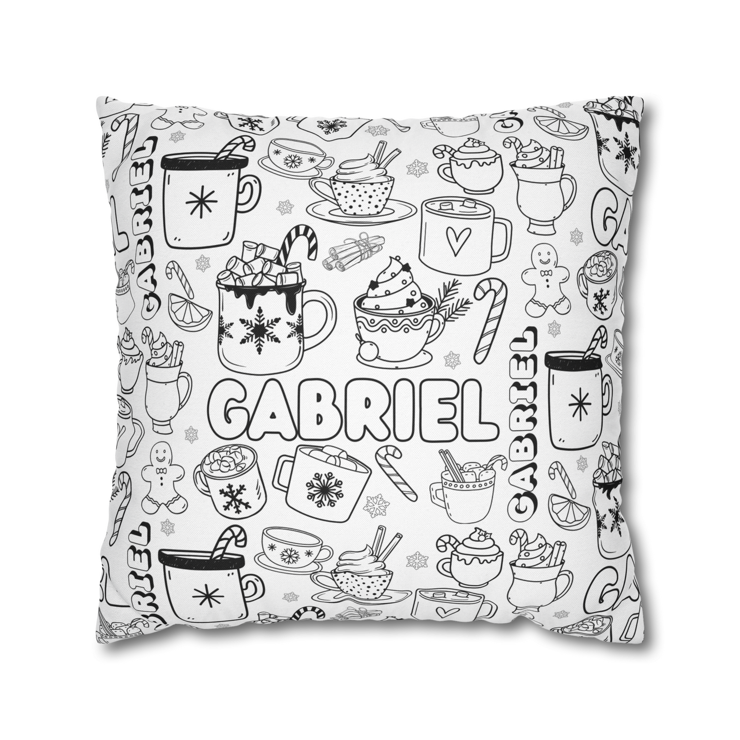 Hot Cocoa Pillowcase