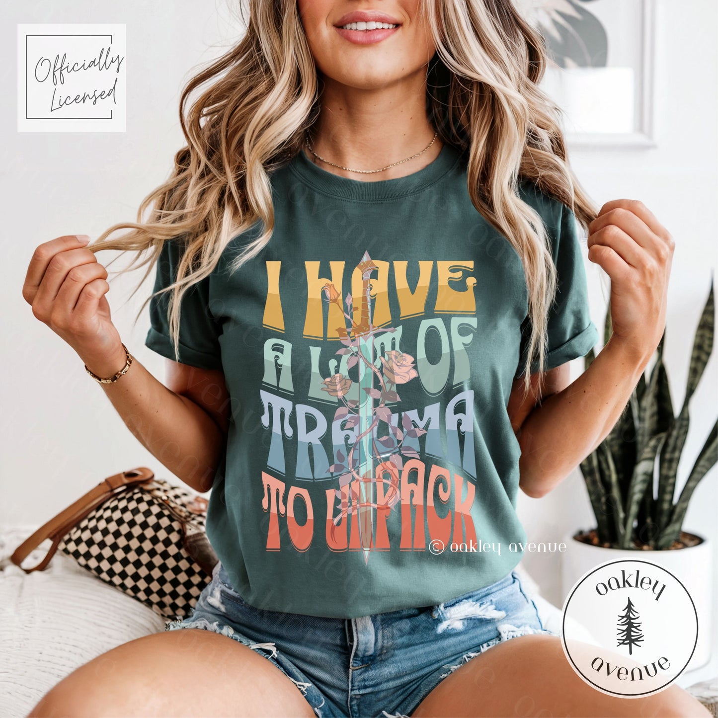 I Have A Lot Of Trauma T-shirt | Licensed Nisha J. Tuli Merch