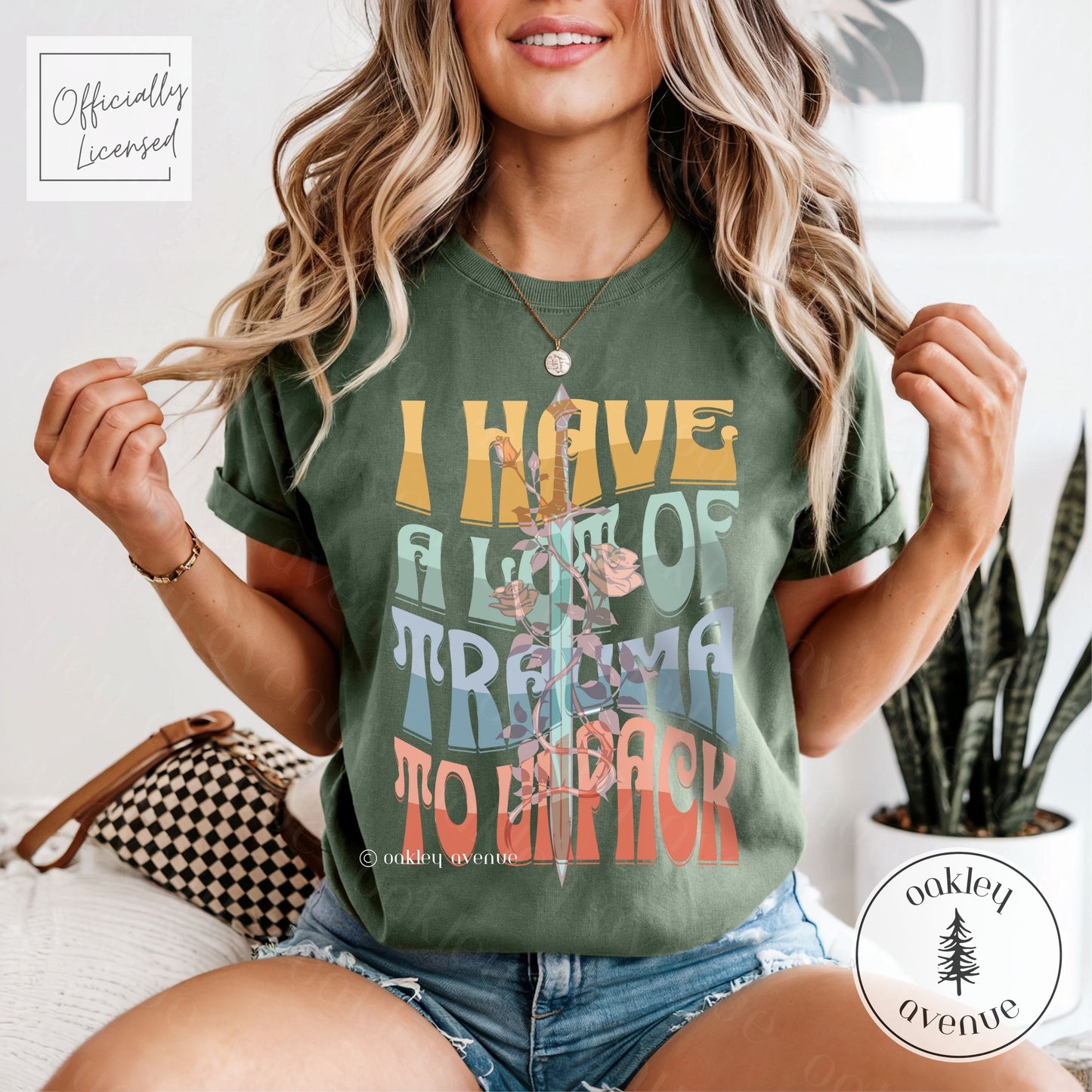 I Have A Lot Of Trauma T-shirt | Licensed Nisha J. Tuli Merch