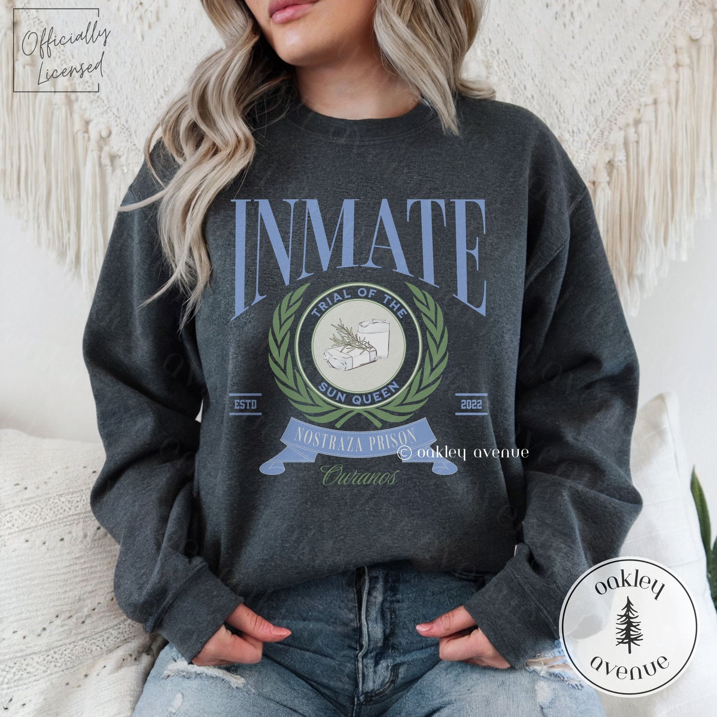 Inmate Sweatshirt | Artefacts of Ouranos Merch