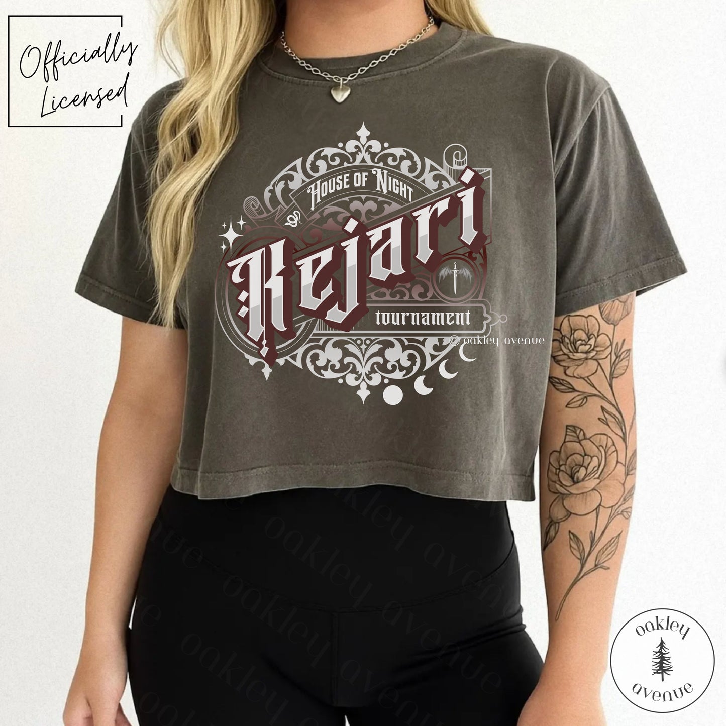 Kejari Tournament Crop Top | Crowns of Nyaxia Merch