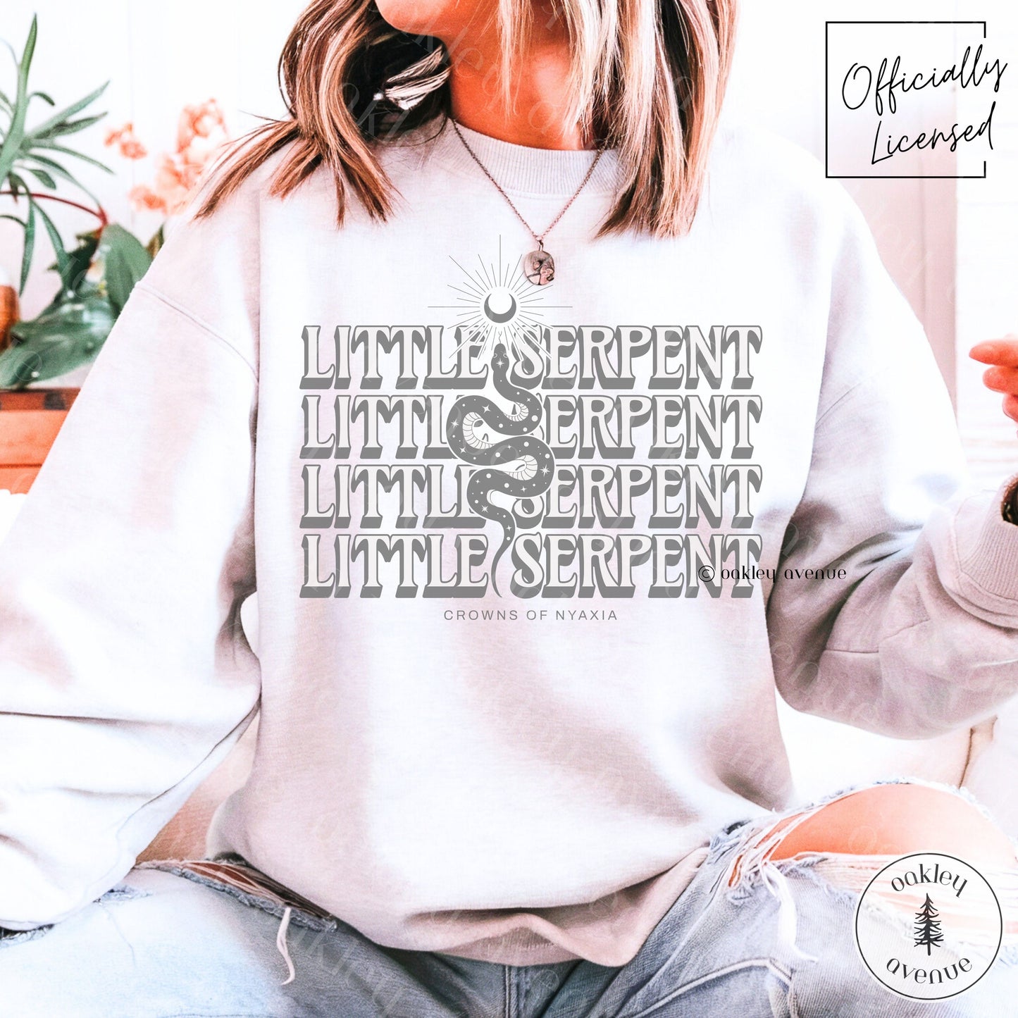 Little Serpent Sweatshirt | Crowns of Nyaxia Merch