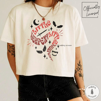 Little Serpent Crop Top | Crowns of Nyaxia Merch