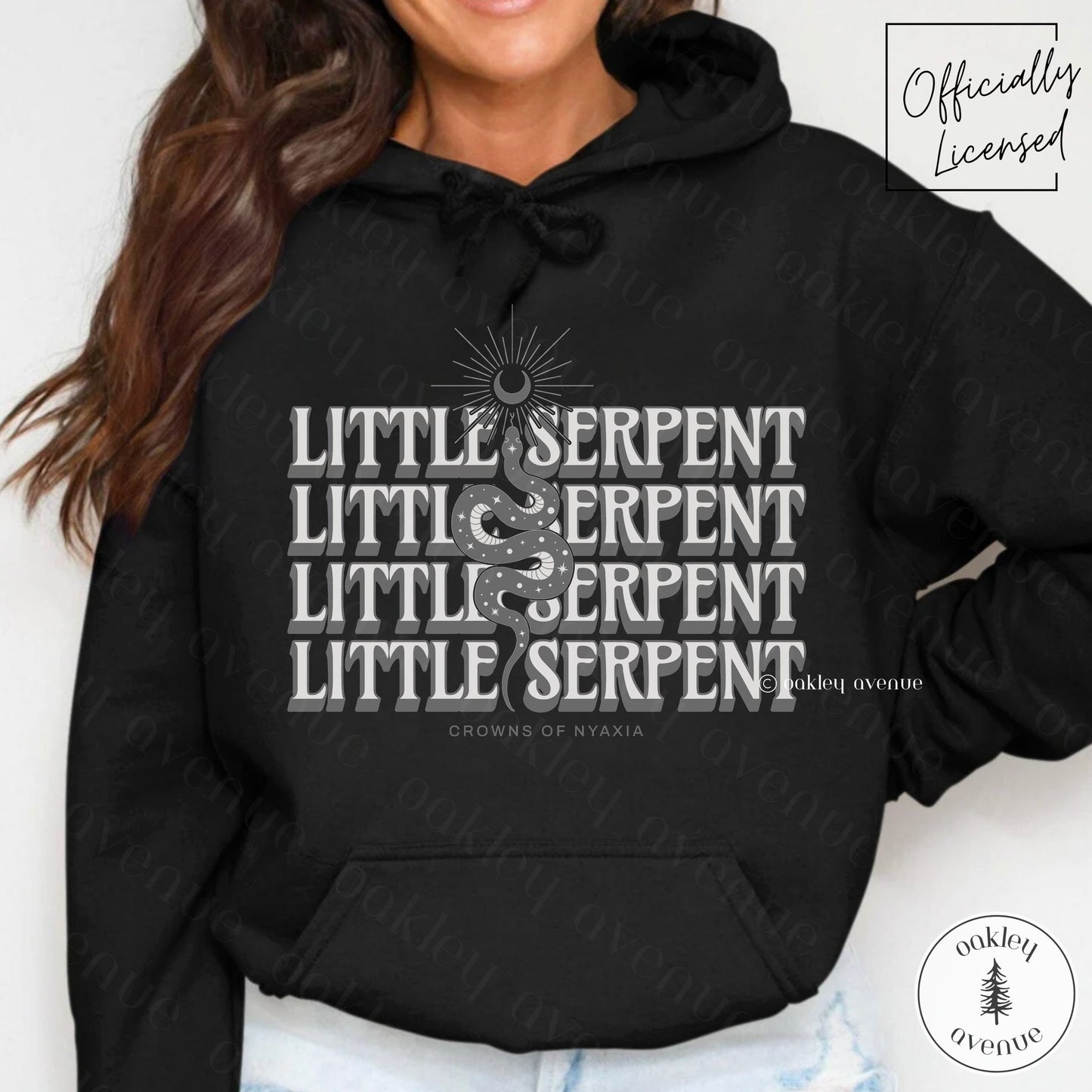 Little Serpent Hoodie | Crowns of Nyaxia Merch