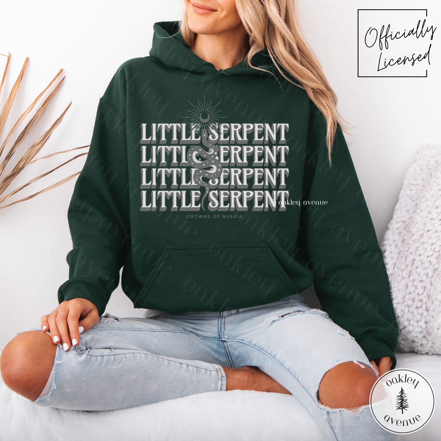 Little Serpent Hoodie | Crowns of Nyaxia Merch