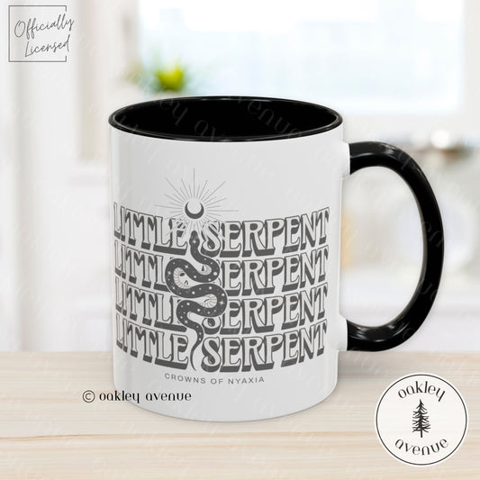 Repeating Little Serpent Mug | Crowns of Nyaxia Merch