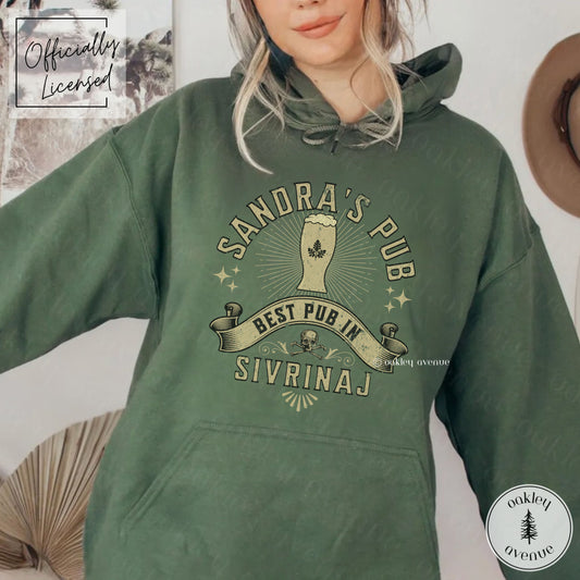Sandra's Pub Hoodie | Crowns of Nyaxia Merch