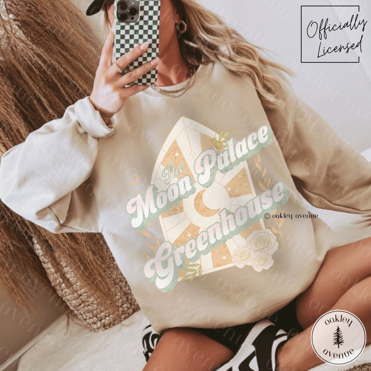 Moon Palace Greenhouse Sweatshirt | Crowns of Nyaxia Merch