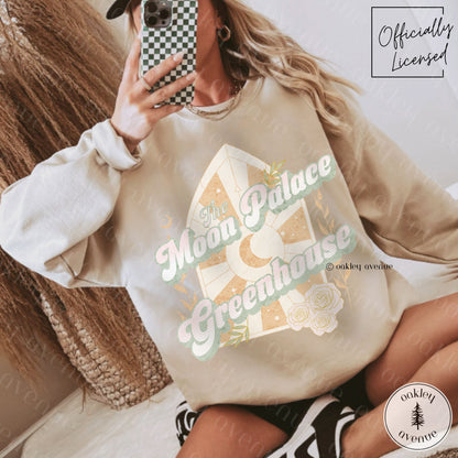 Moon Palace Greenhouse Sweatshirt | Crowns of Nyaxia Merch