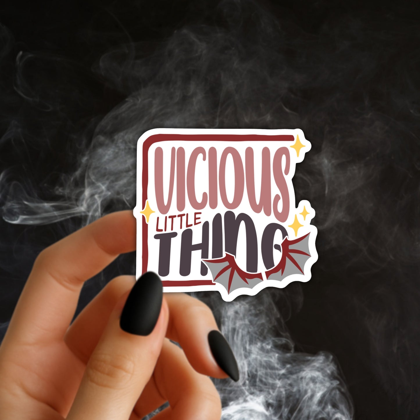 Vicious Little Thing Sticker | Crowns of Nyaxia Merch