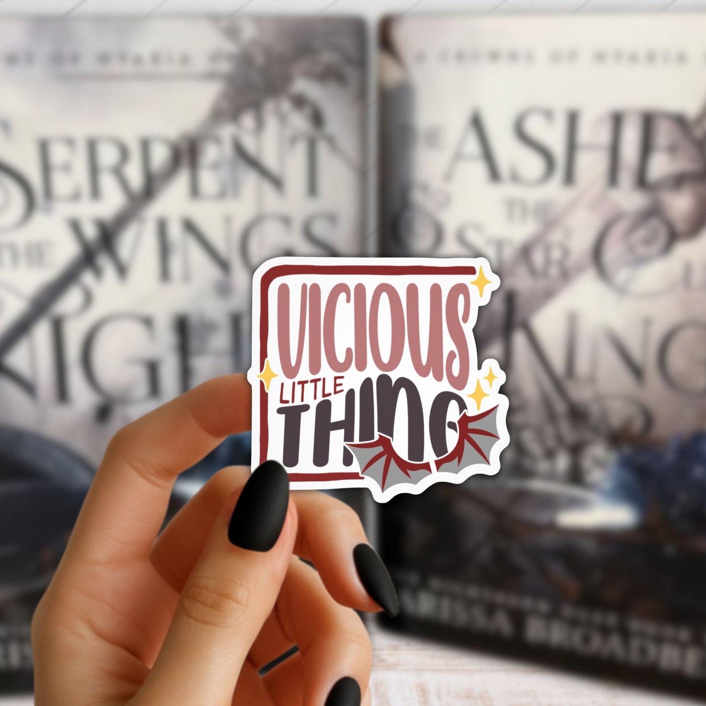 Vicious Little Thing Sticker | Crowns of Nyaxia Merch